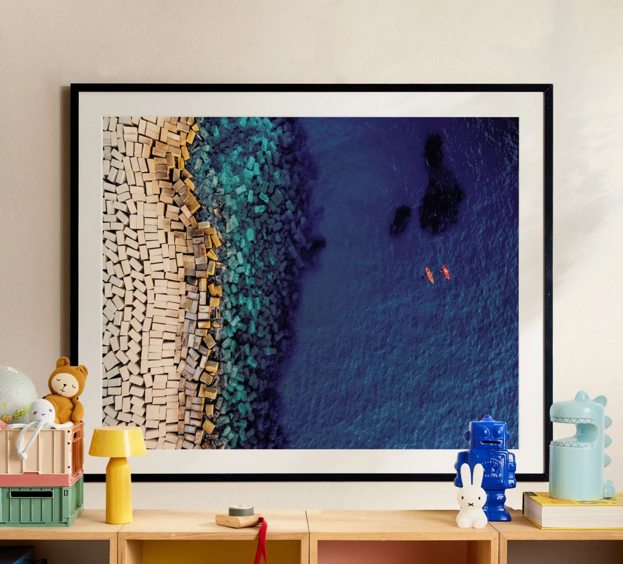 From Above II - Antonio Carrillo Lopez Poster mit Kunststoffrahmen von Pictufy