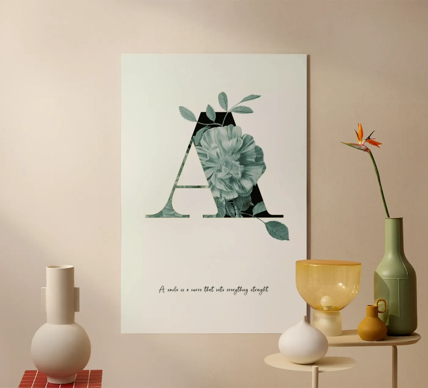 Flower Alphabet - A plexiglass da Froilein Juno