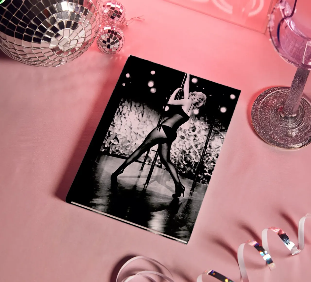 Marilyn Monroe Pole Dancing notebook by Gallery Print and Art Limited