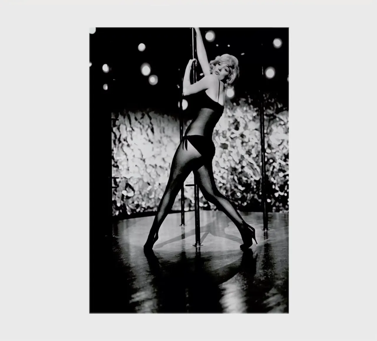 Marilyn Monroe Pole Dancing notebook by Gallery Print and Art Limited