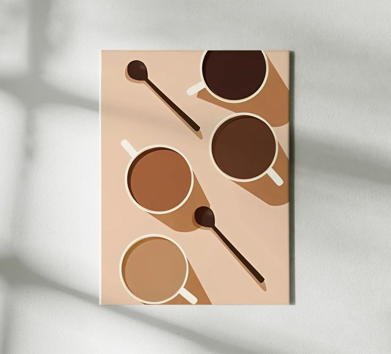 Minimalist Art 93 canvas with Floater frame by Erika C White