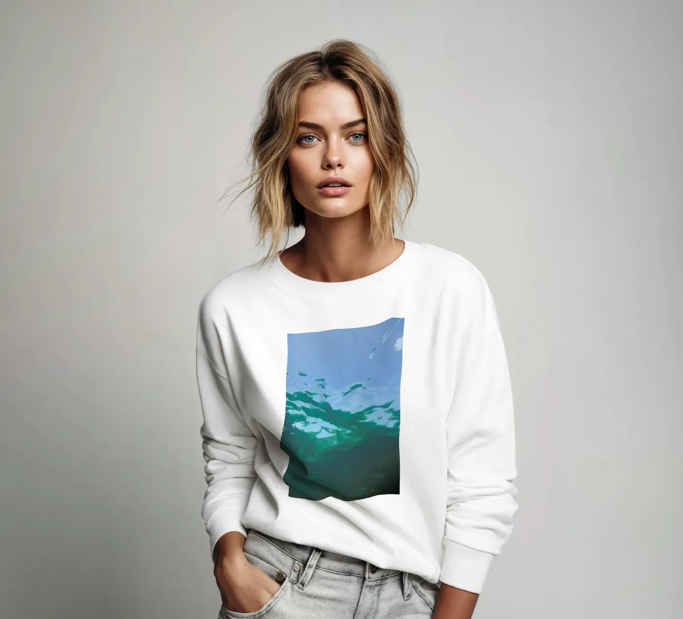 While Diving Sweatshirt von Studio Nahili