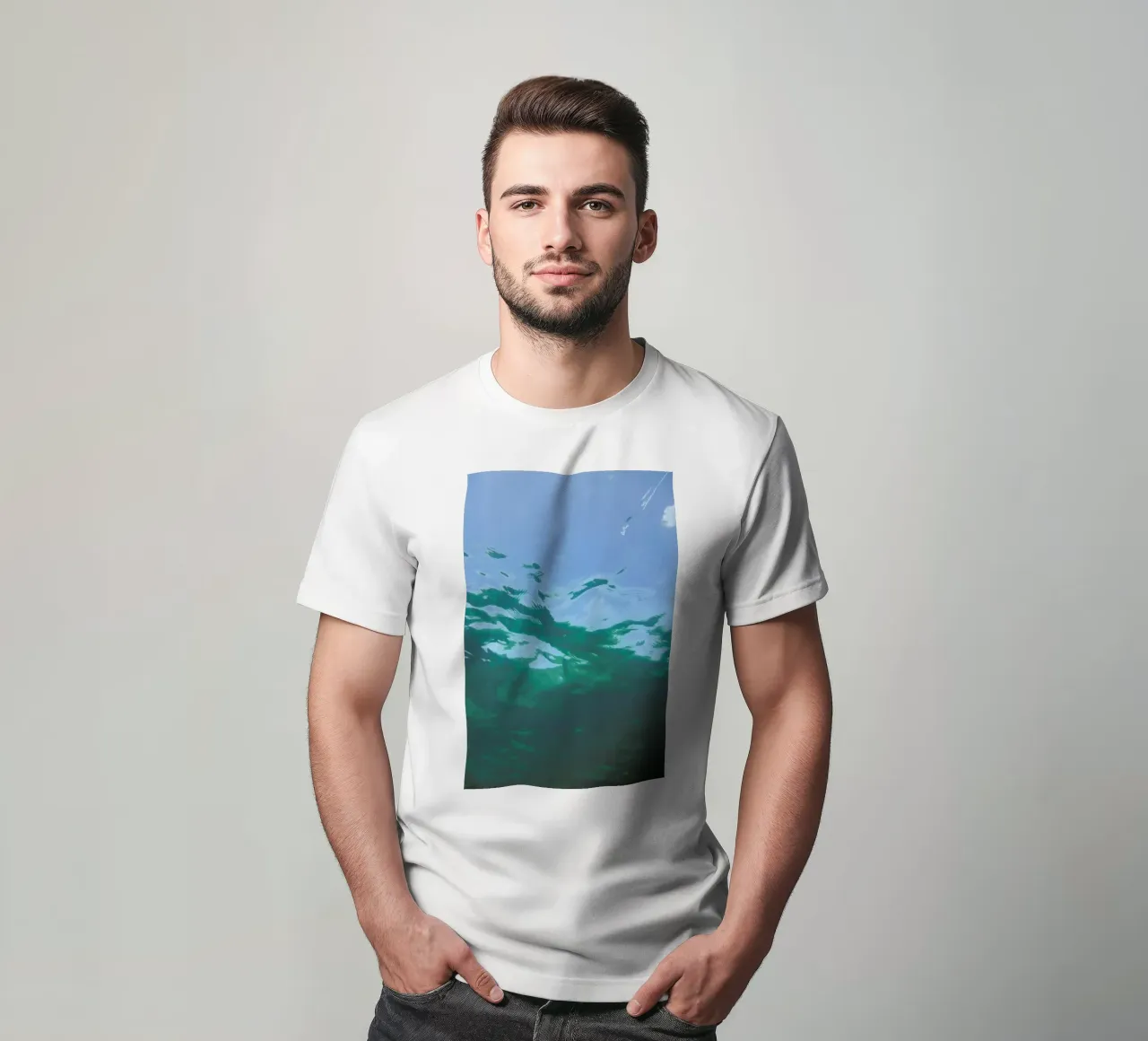 While Diving t-shirt da Studio Nahili