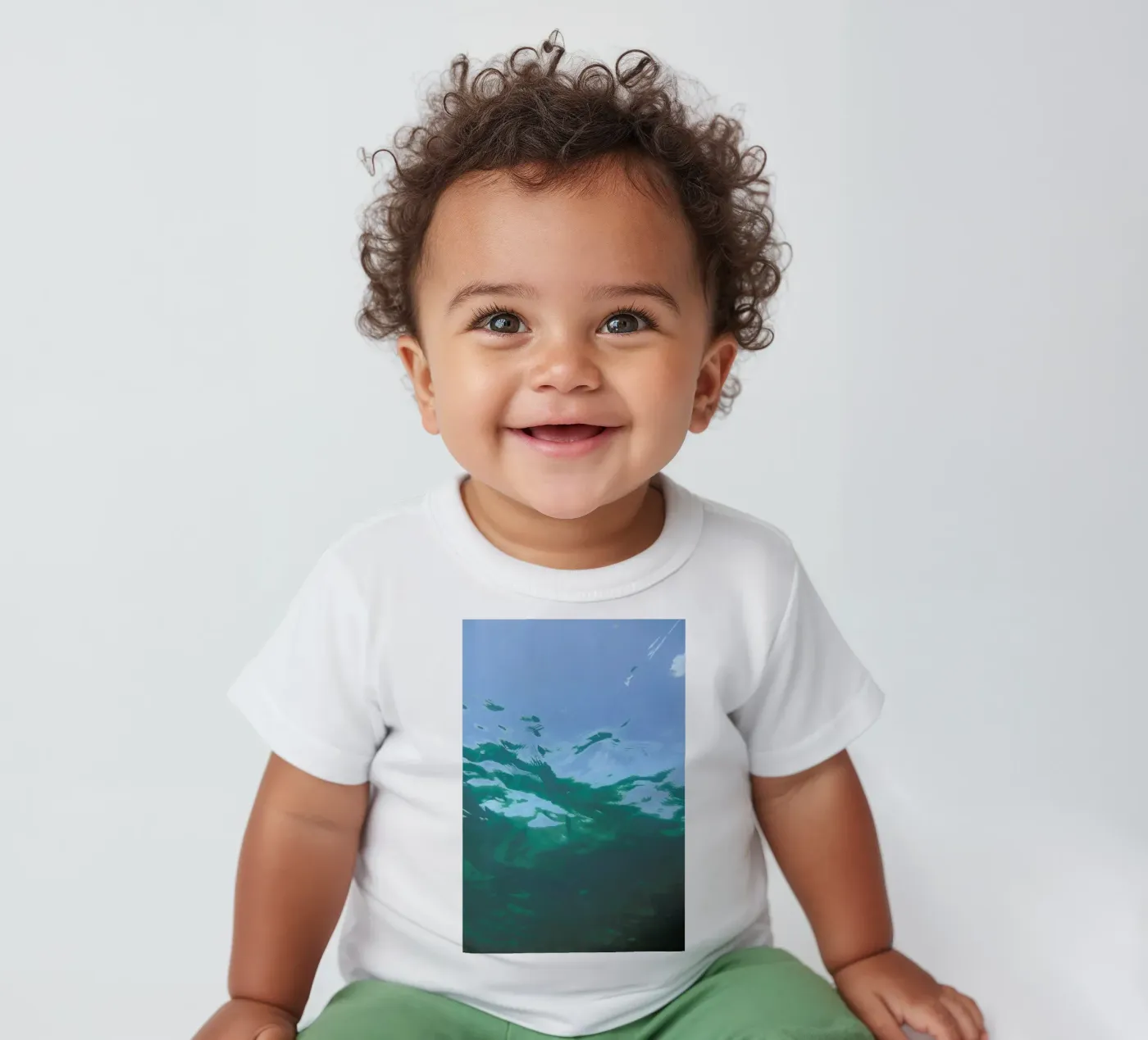 While Diving maglietta neonato da Studio Nahili