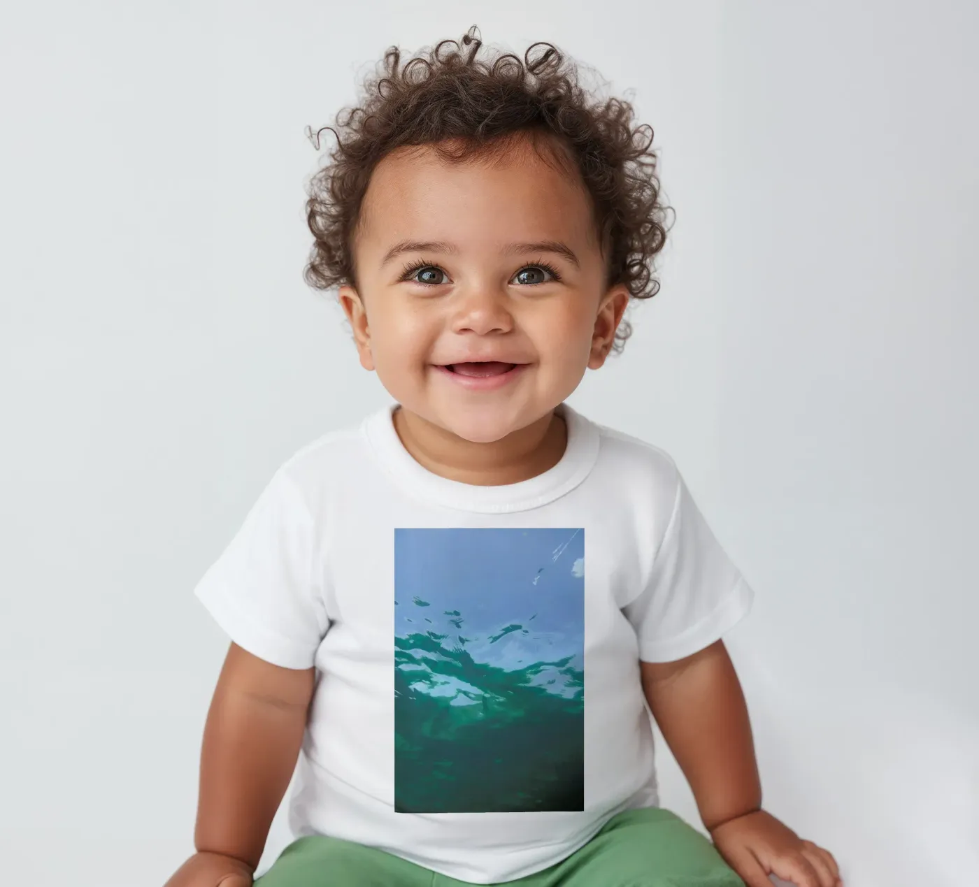 While Diving maglietta neonato da Studio Nahili