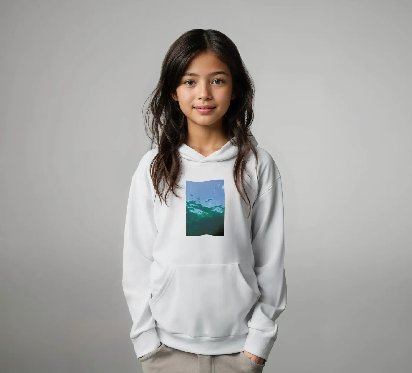 While Diving kinder hoodie van Studio Nahili