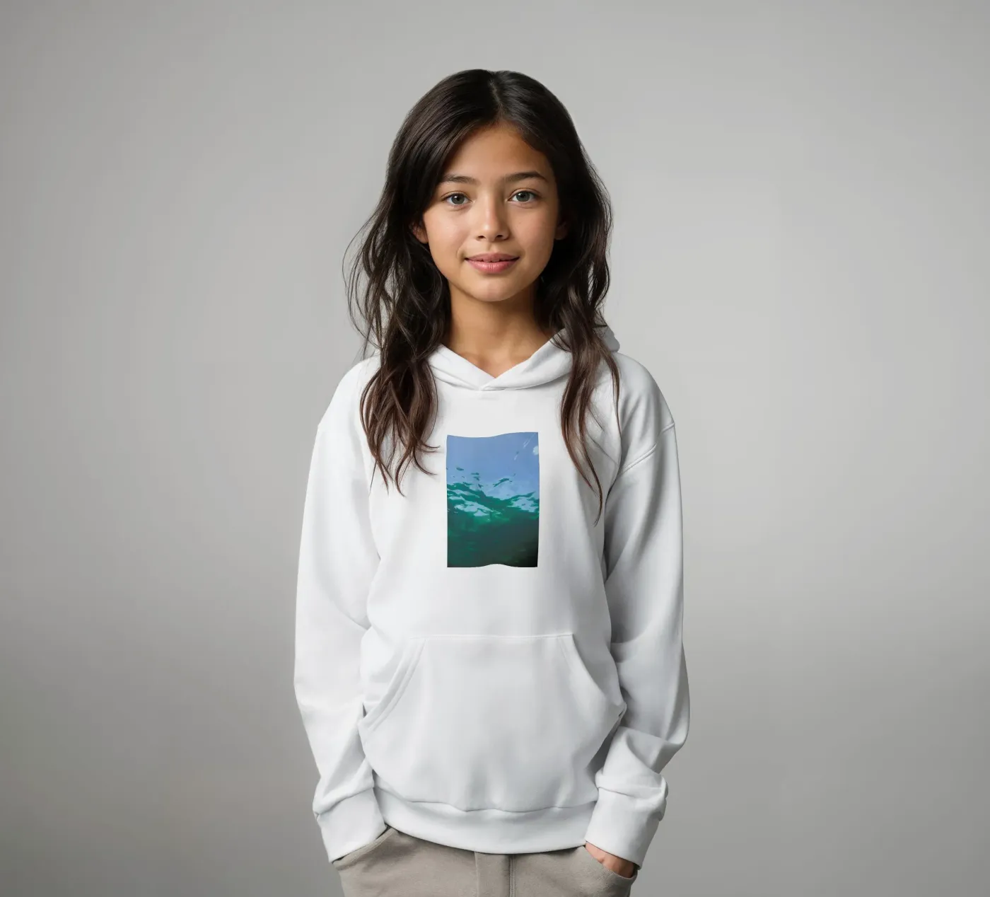 While Diving kinder hoodie van Studio Nahili