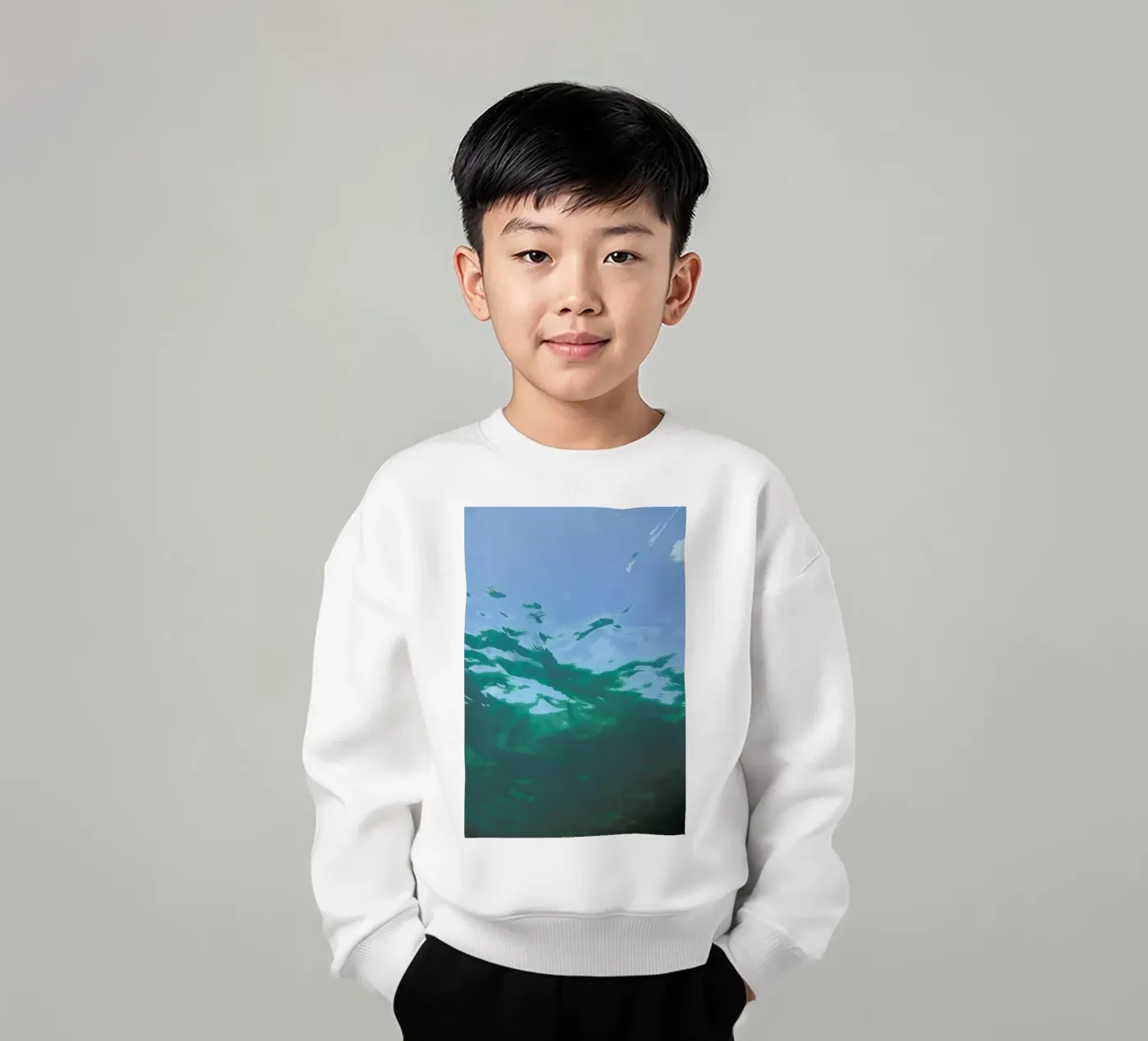 While Diving kinder sweatshirt van Studio Nahili