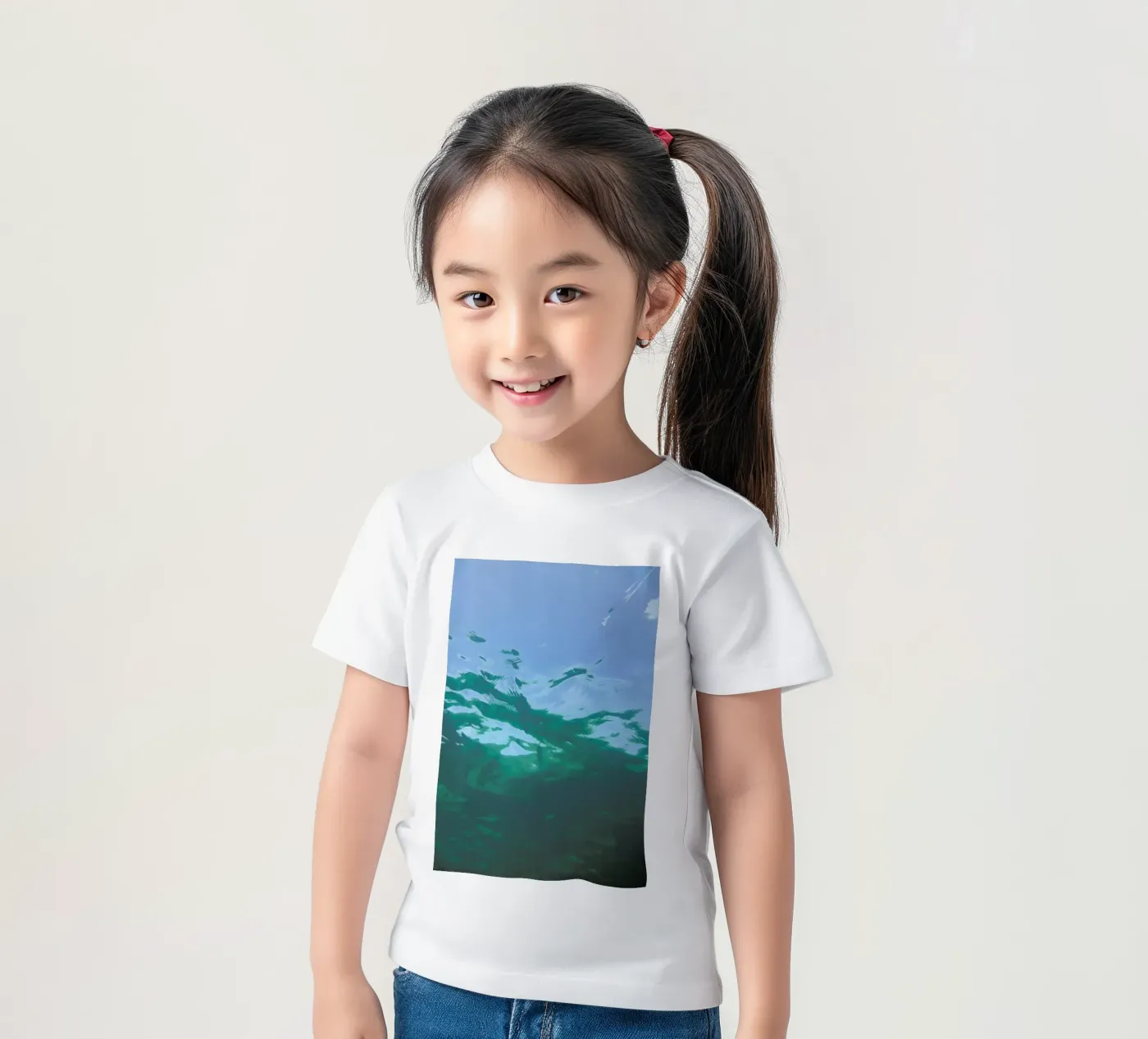 While Diving Kinder T-Shirt von Studio Nahili