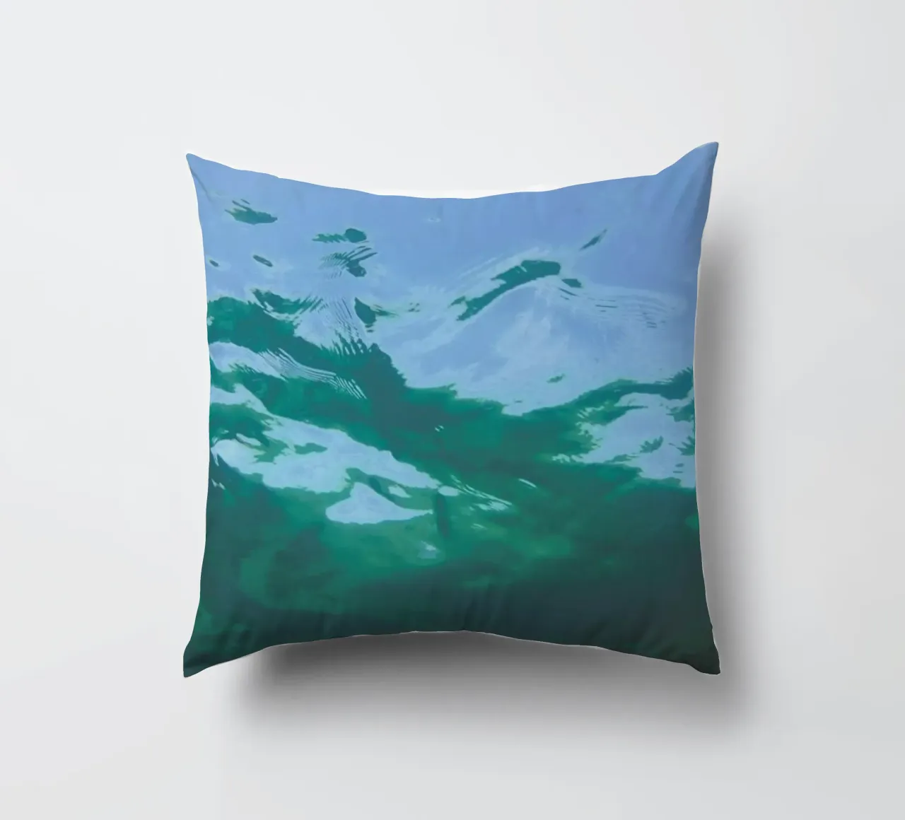 While Diving decorative cushion by Studio Nahili