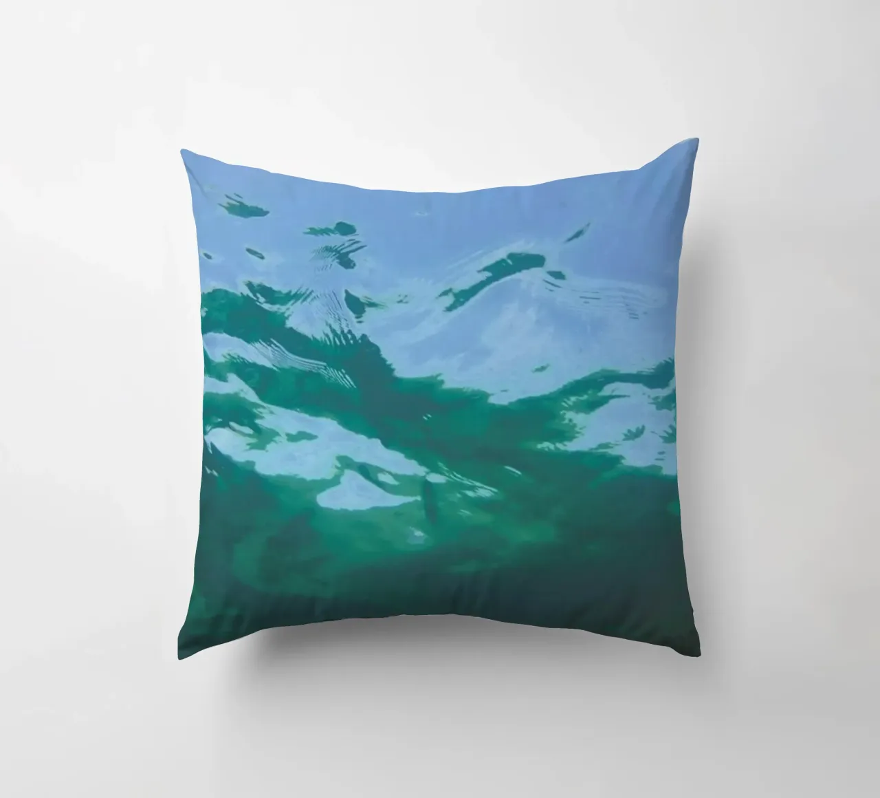While Diving decorative cushion by Studio Nahili