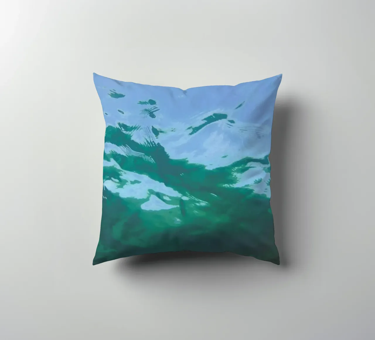 While Diving decorative cushion by Studio Nahili