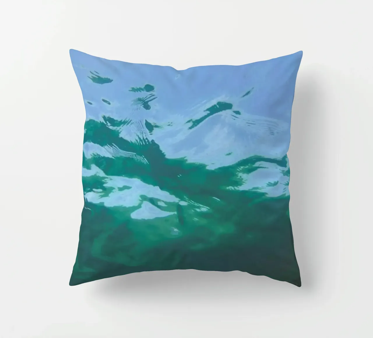 While Diving decorative cushion by Studio Nahili