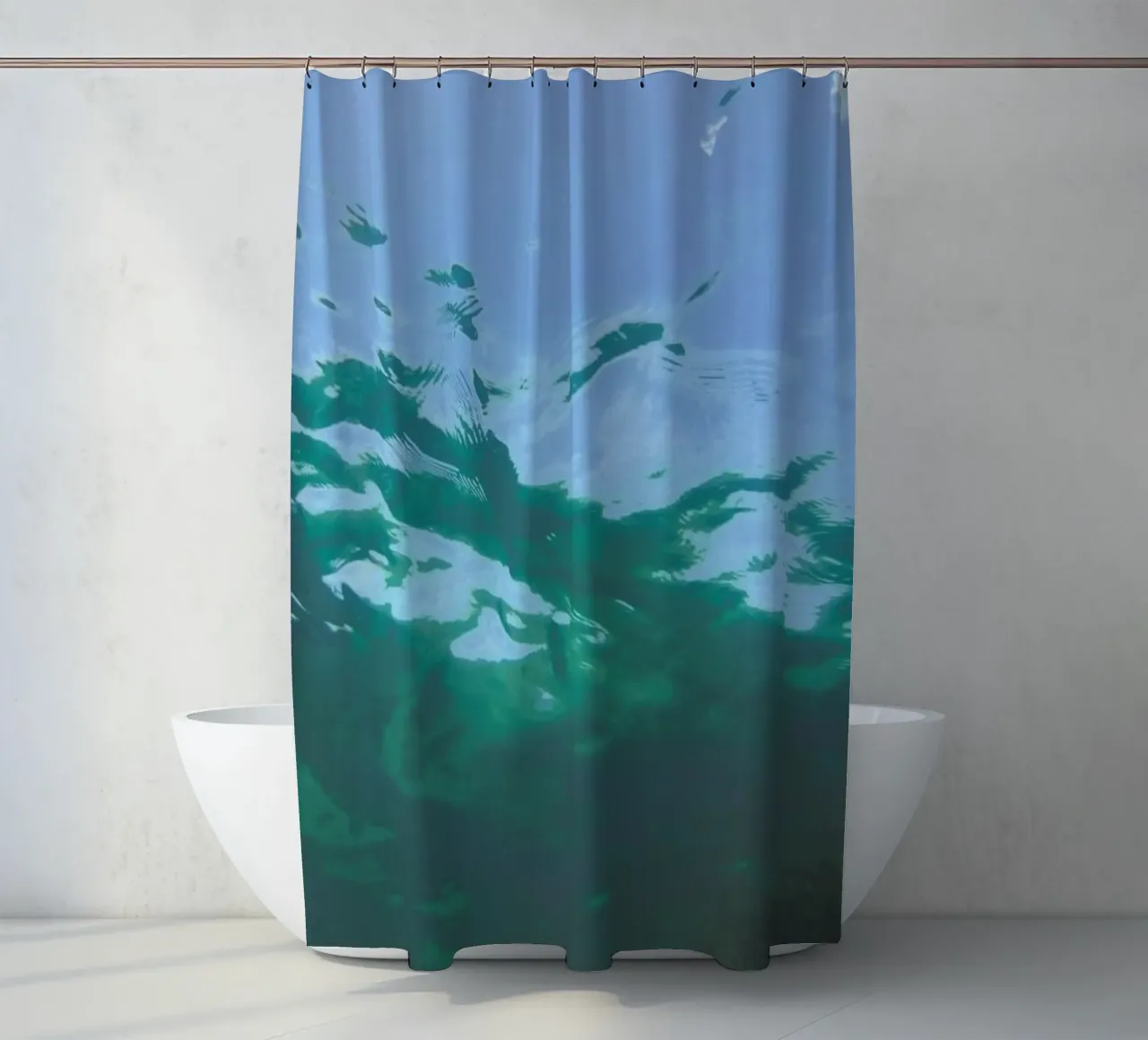 While Diving tenda da doccia da Studio Nahili