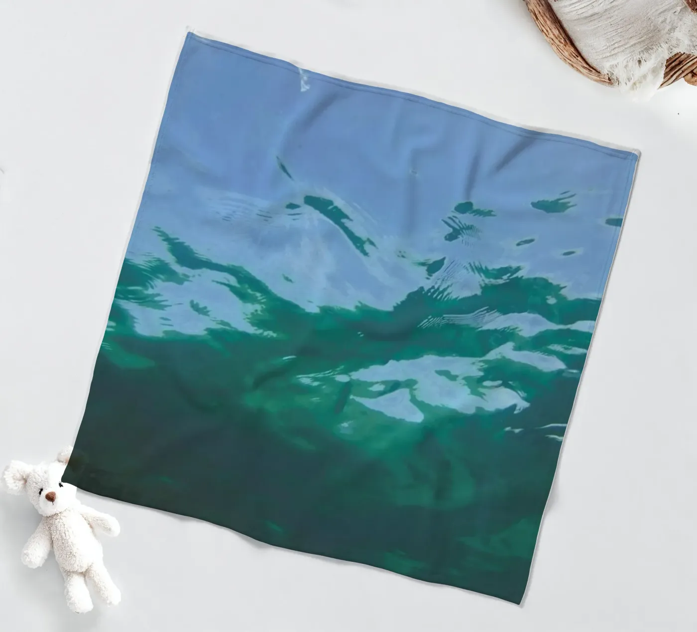 While Diving fleece blanket by Studio Nahili