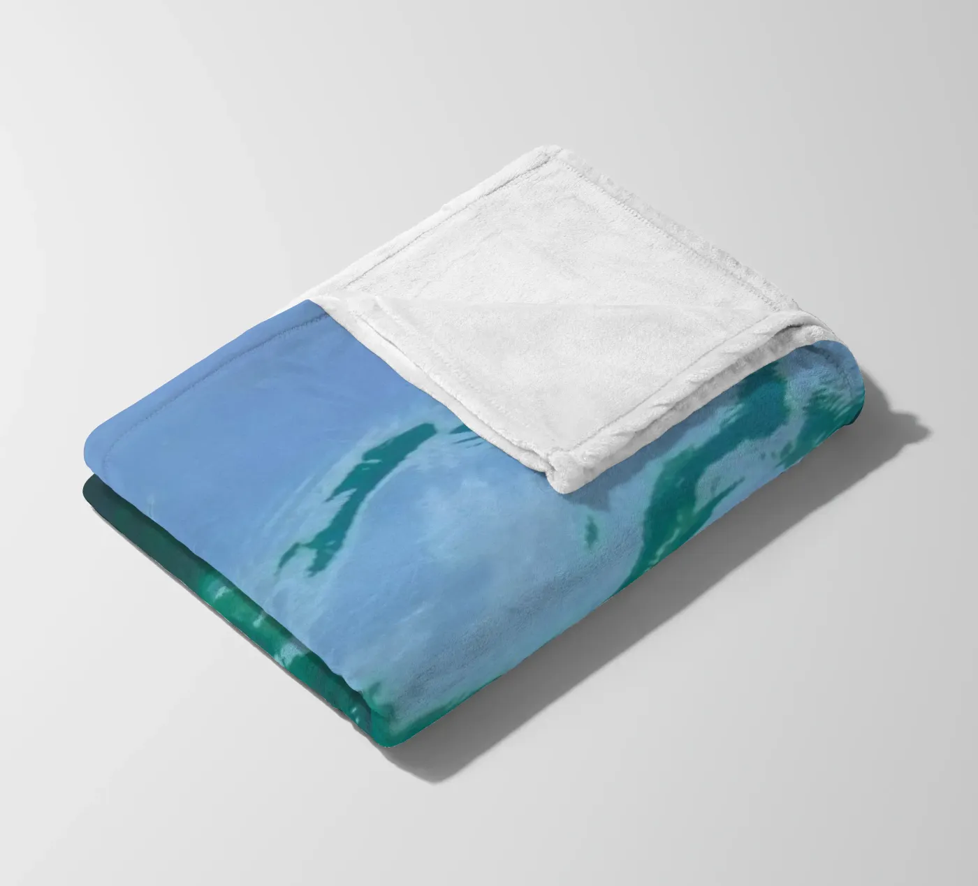 While Diving fleece blanket by Studio Nahili