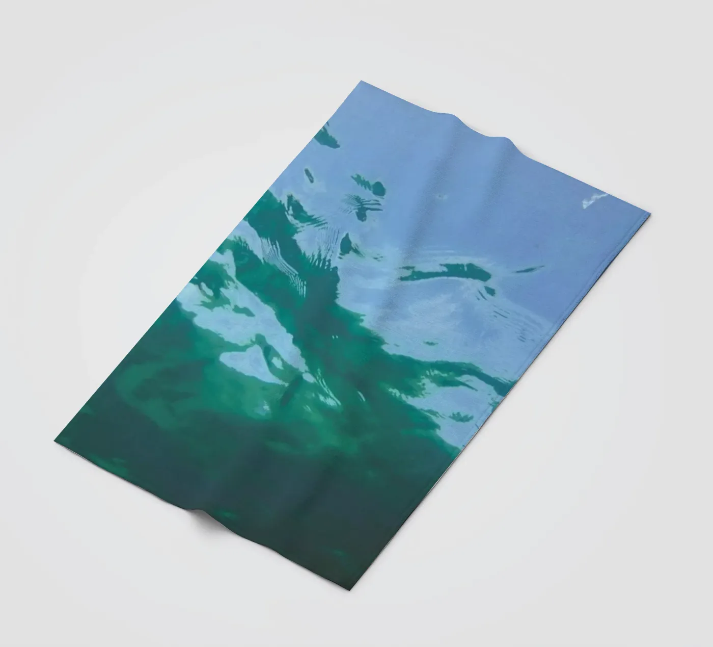 While Diving fleece blanket by Studio Nahili