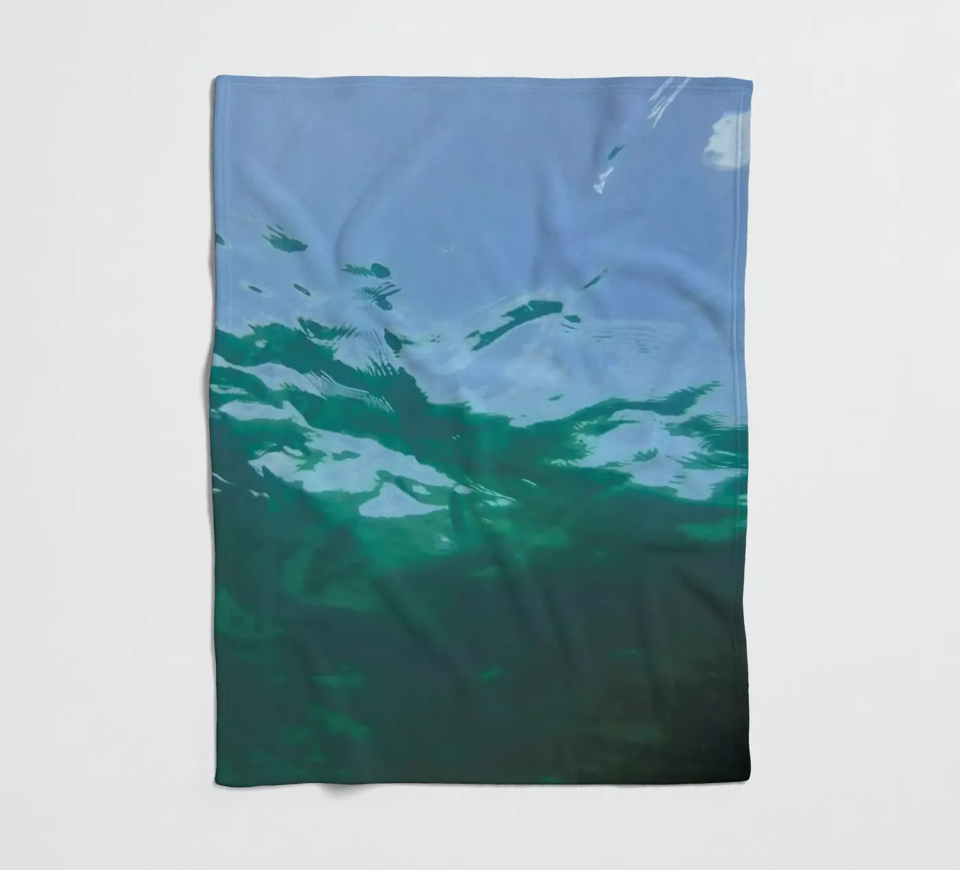 While Diving fleece blanket by Studio Nahili