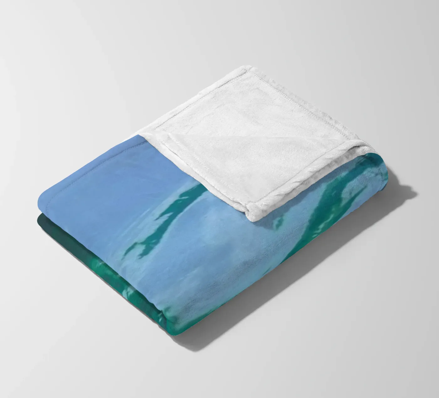 While Diving fleece blanket by Studio Nahili