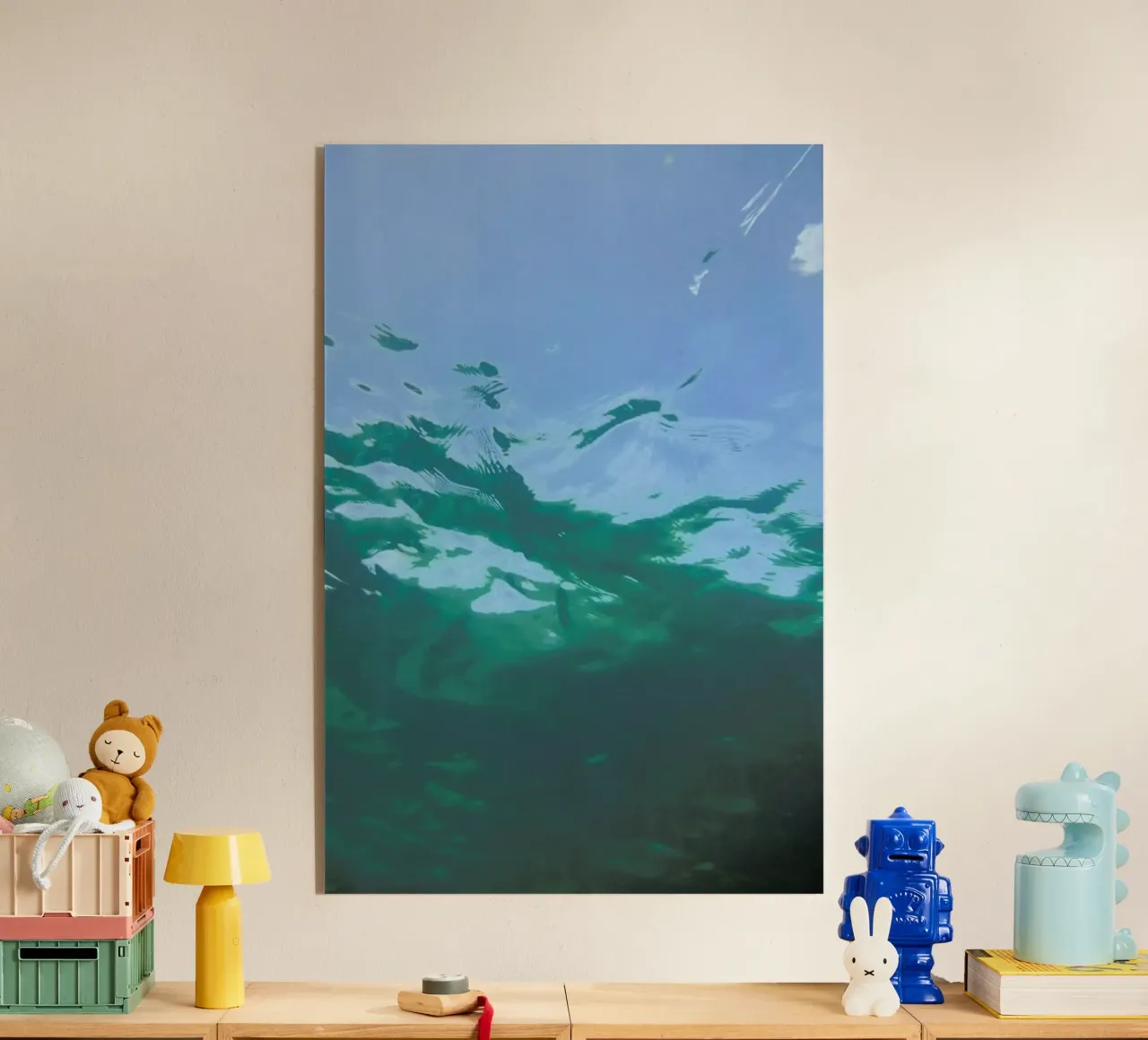 While Diving Acryl-Glas von Studio Nahili