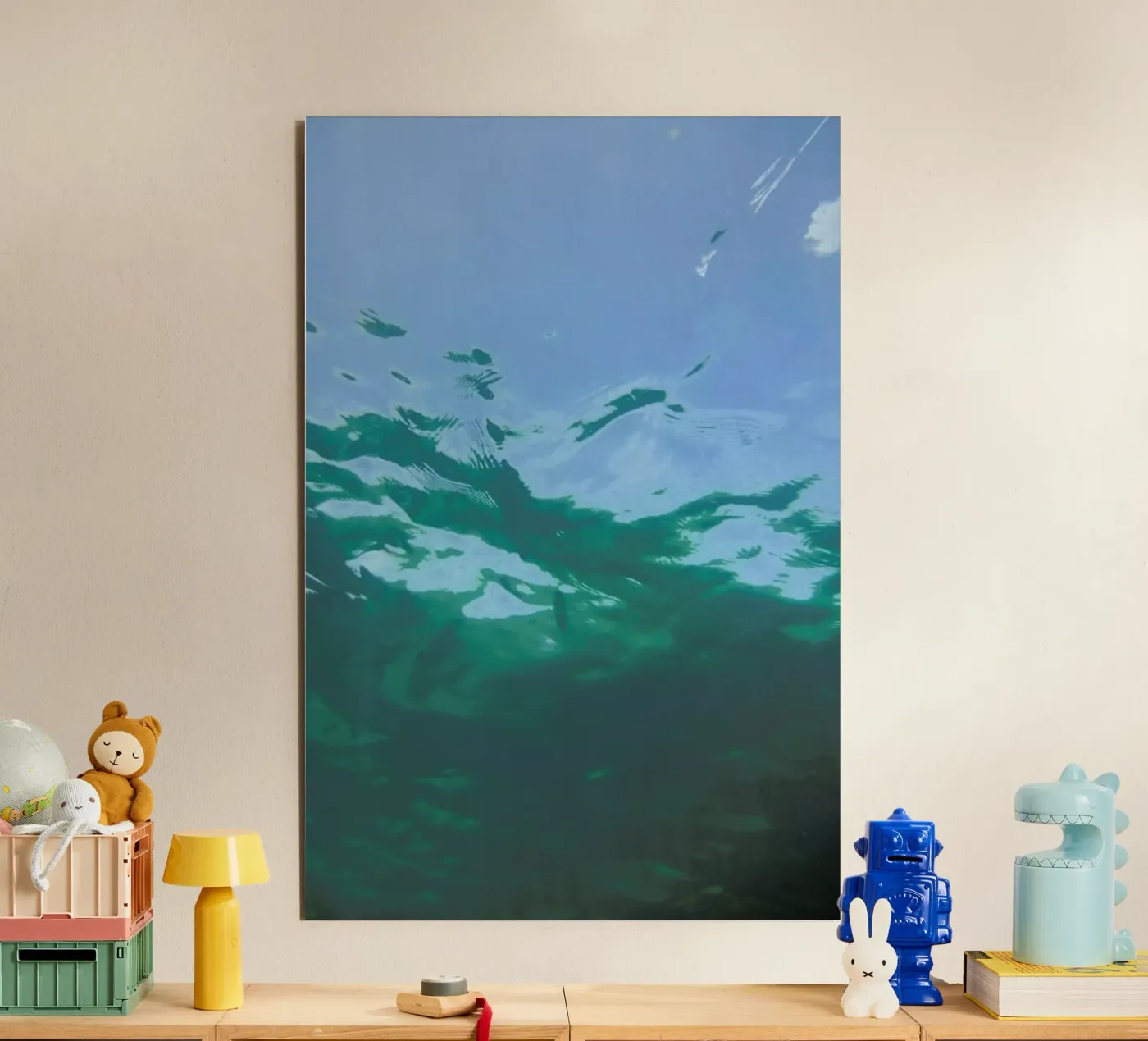 While Diving alluminio dibond da Studio Nahili