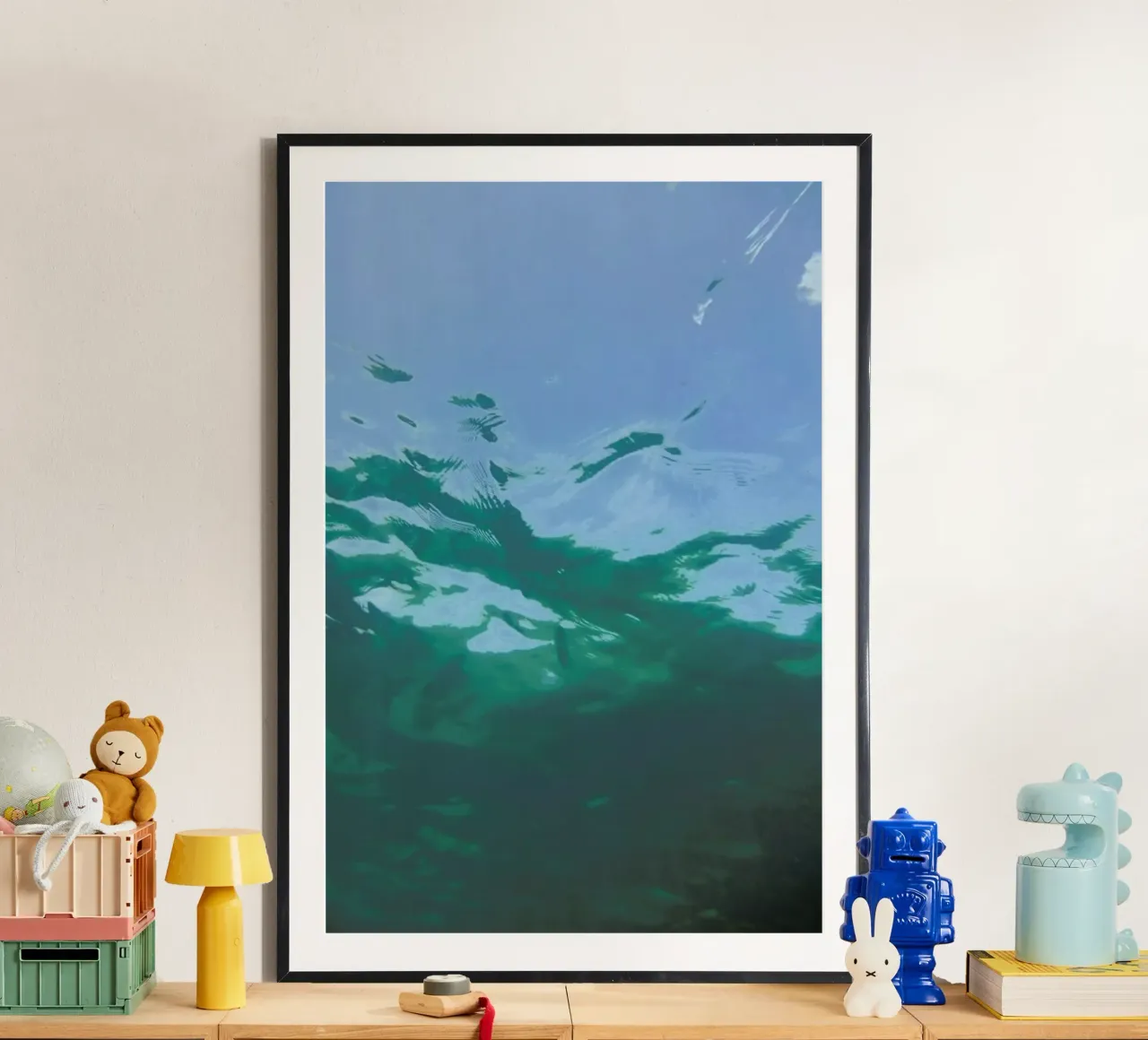 While Diving Poster von Studio Nahili