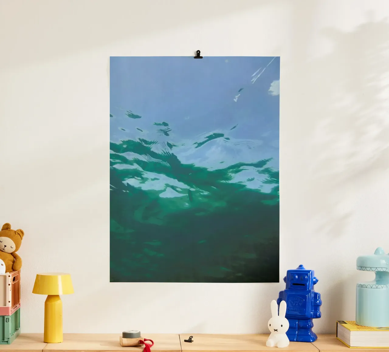 While Diving Poster von Studio Nahili