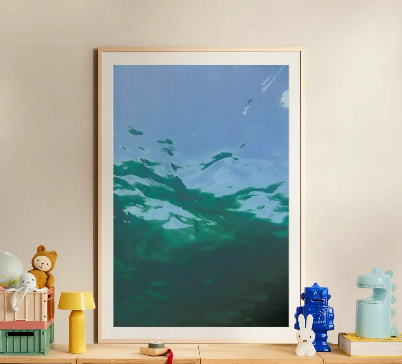 While Diving Poster von Studio Nahili