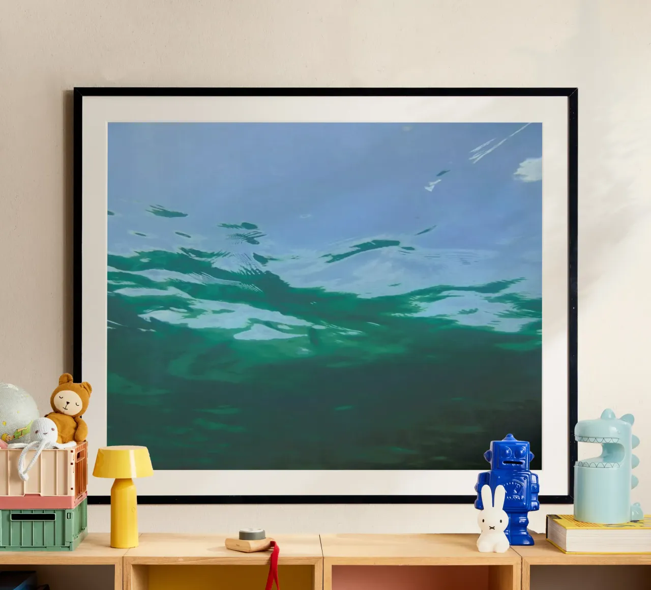 While Diving Poster von Studio Nahili