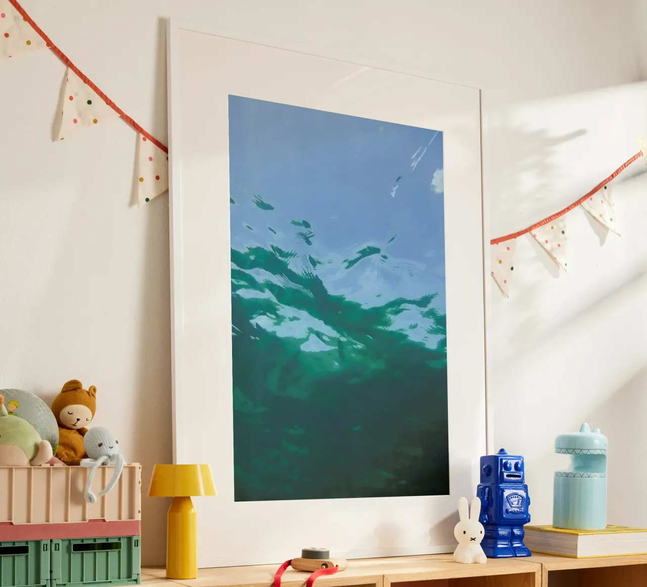 While Diving Poster von Studio Nahili