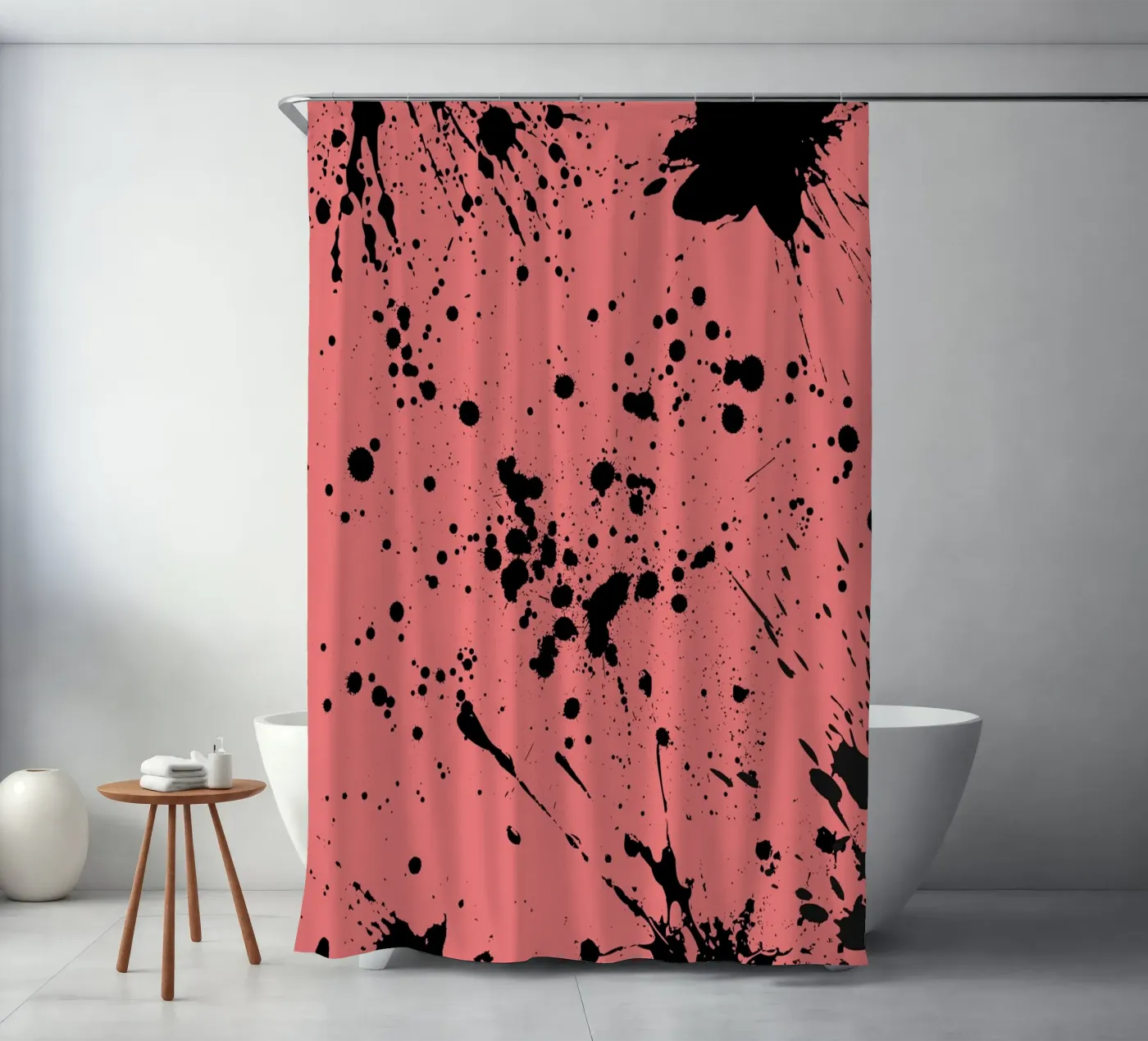 Explosief douchegordijn van isabels_wunderwelt_digital_art