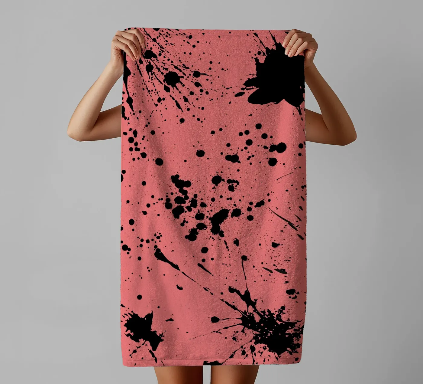 Explosief badhanddoek van isabels_wunderwelt_digital_art