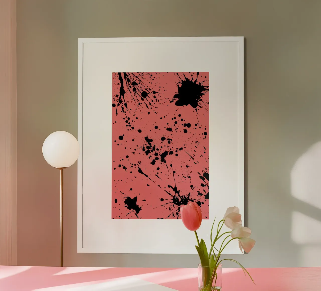 Explosiv Poster mit Kunststoffrahmen von AESTHETIC VIBES by Isabel