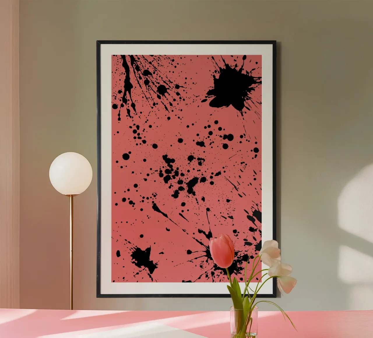 Explosiv Poster mit Kunststoffrahmen von AESTHETIC VIBES by Isabel