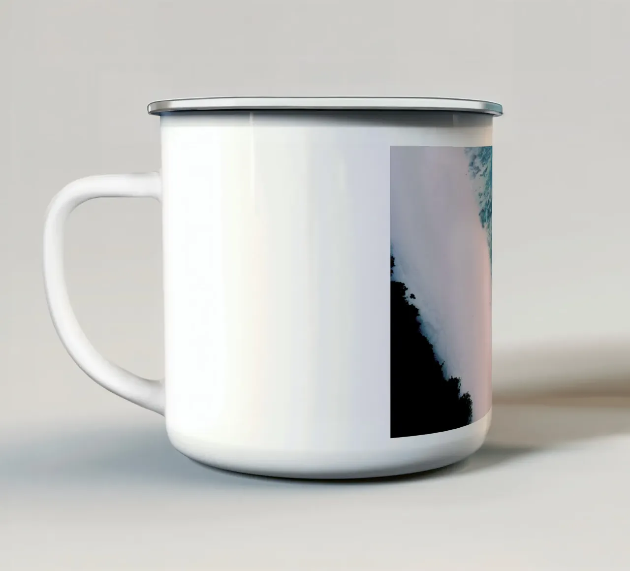 Tropical 5 enamel mug by Airpixels