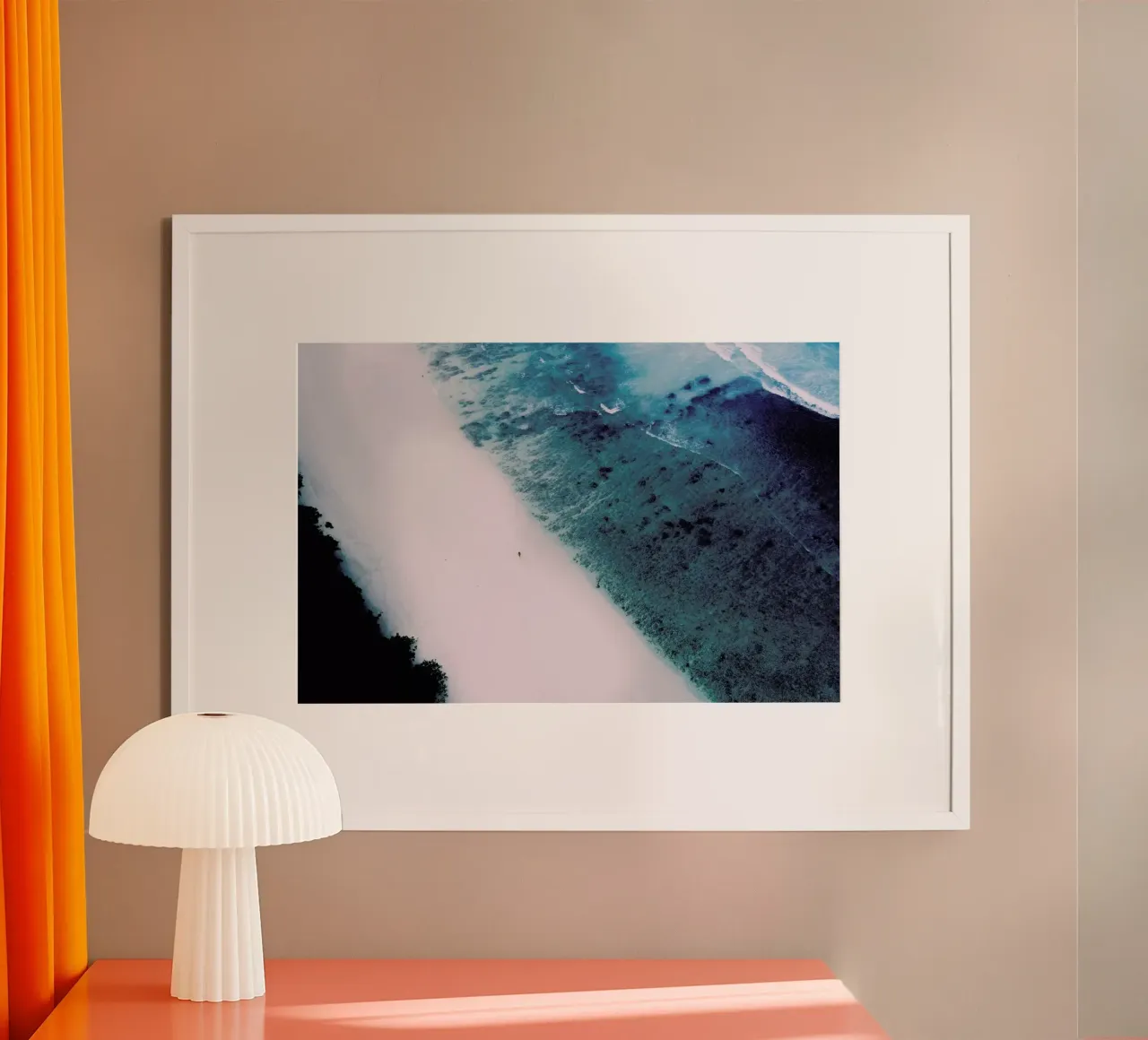 Tropical 5 poster con telaio in plastica da Airpixels