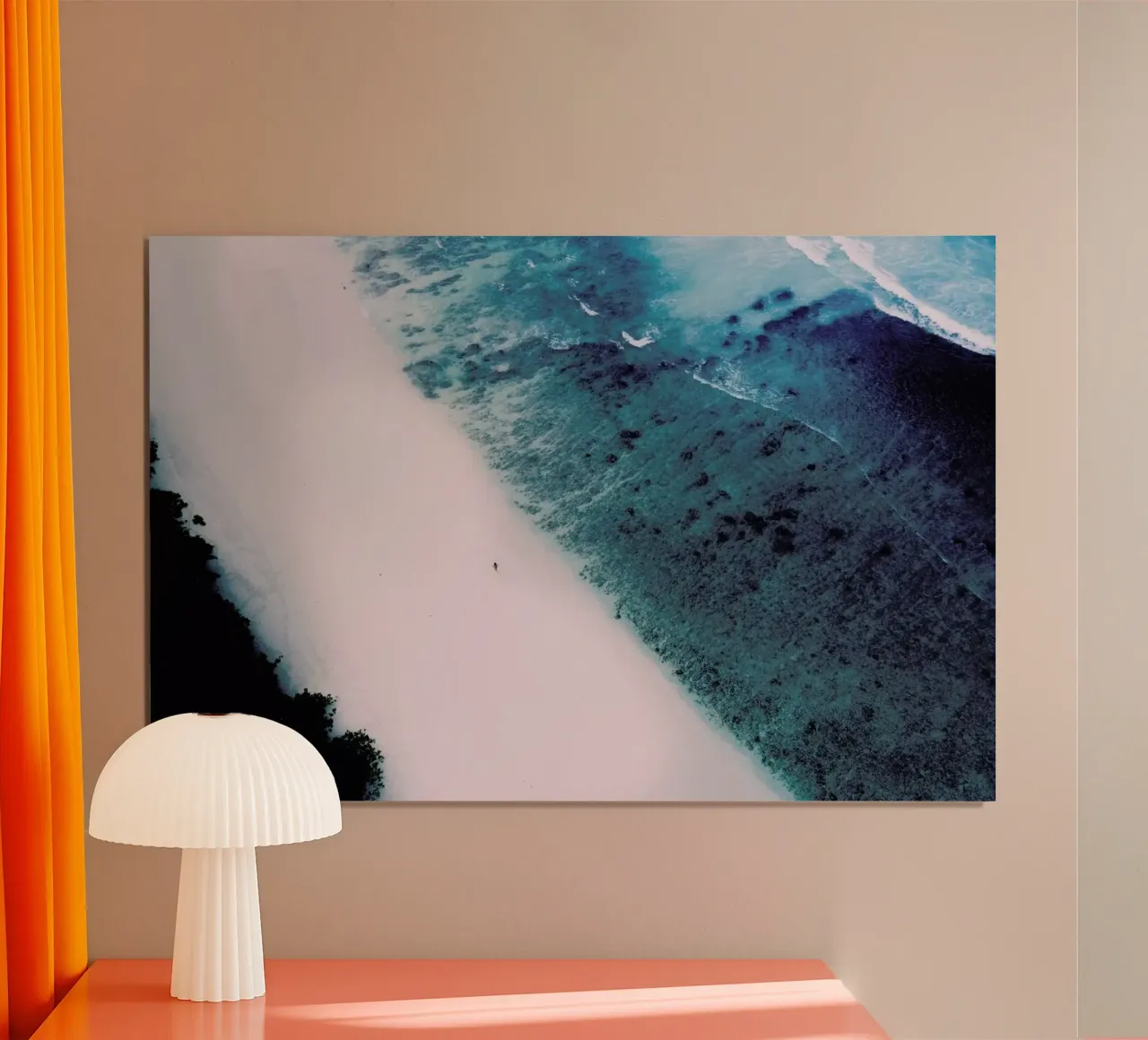 Tropical 5 poster con telaio in plastica da Airpixels