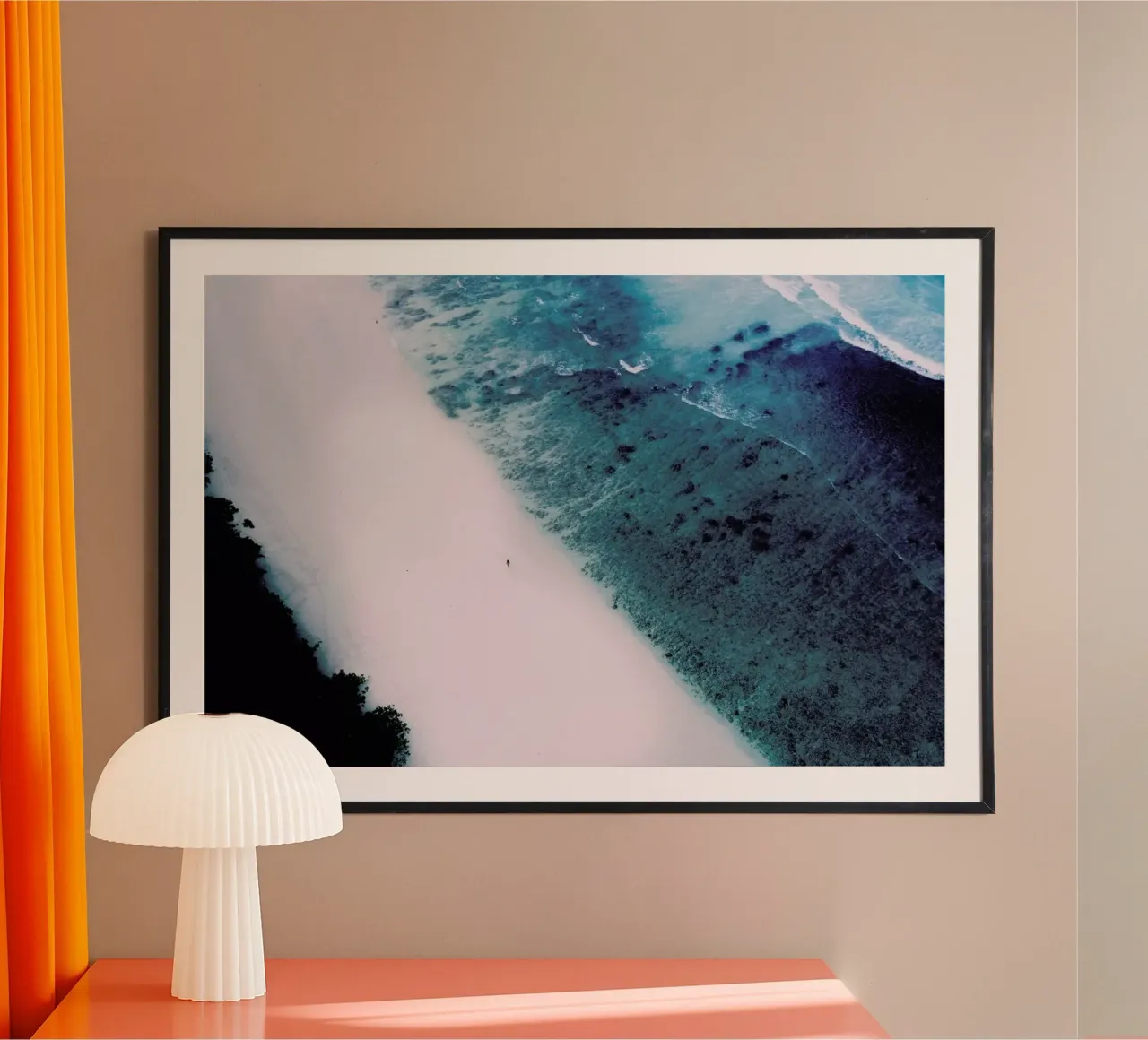 Tropical 5 poster con telaio in plastica da Airpixels