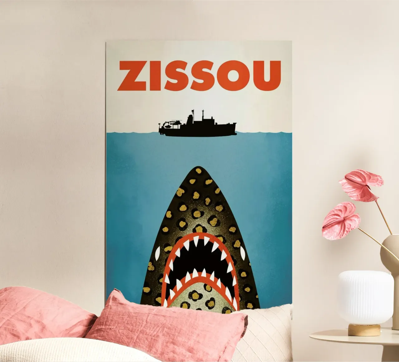 Zissou poster con telaio in plastica da Chris Wharton