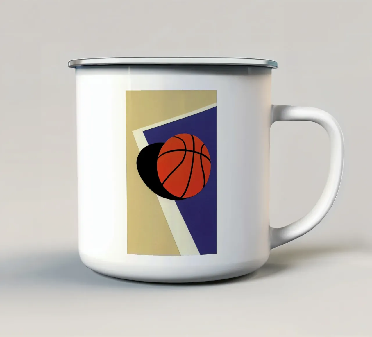 Oakland Basketball Team tazza in smalto da Rosi Feist