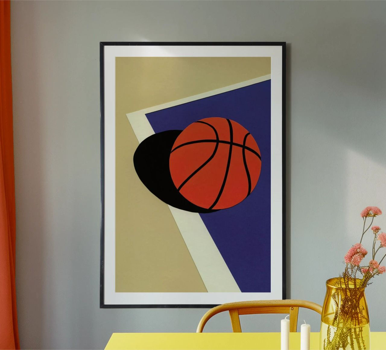 Oakland Basketball Team poster de Rosi Feist