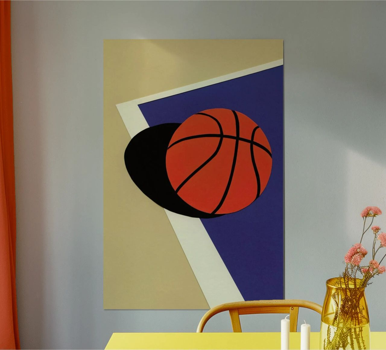 Oakland Basketball Team poster de Rosi Feist