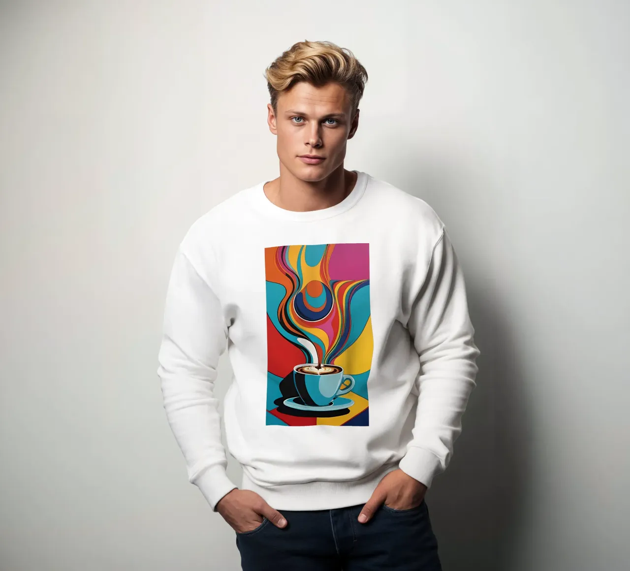 Minimalistische Kunst 99 Sweatshirt von Erika C White