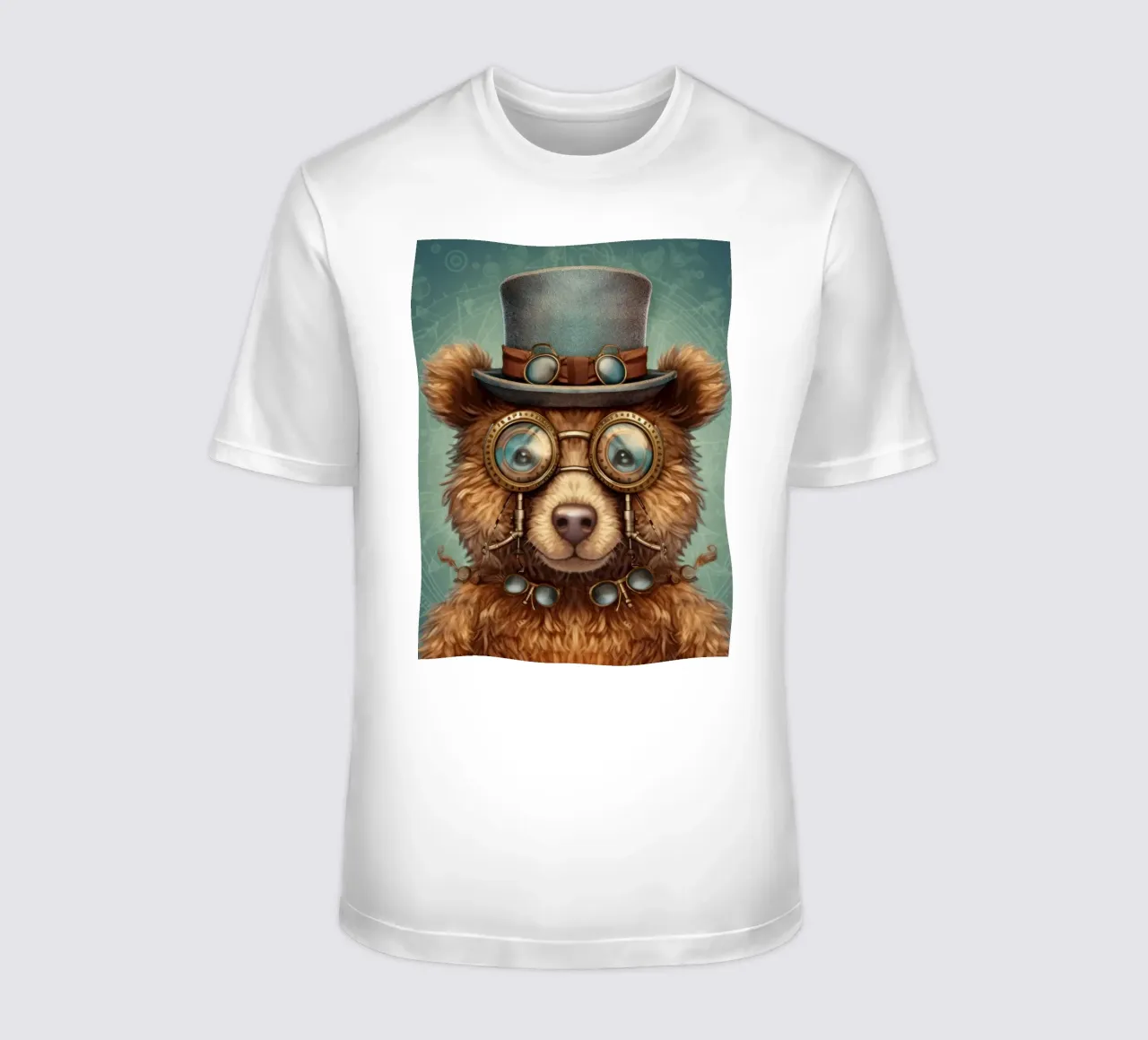 Orso marrone retrò magico t-shirt da Funny Animals