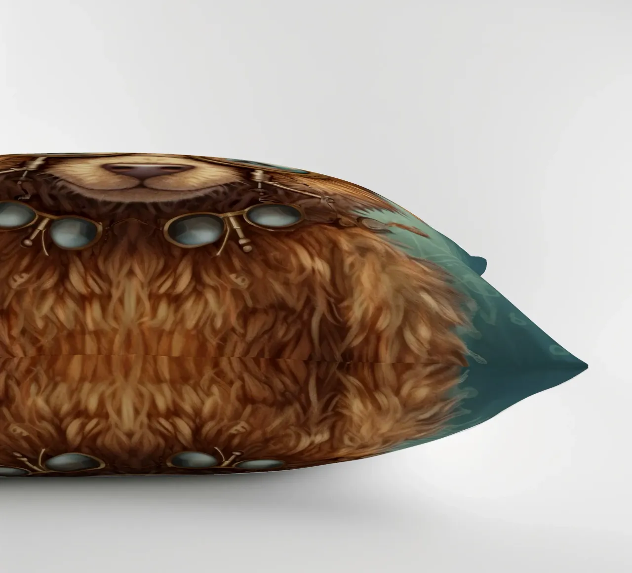 Orso marrone retrò magico cuscino da Funny Animals
