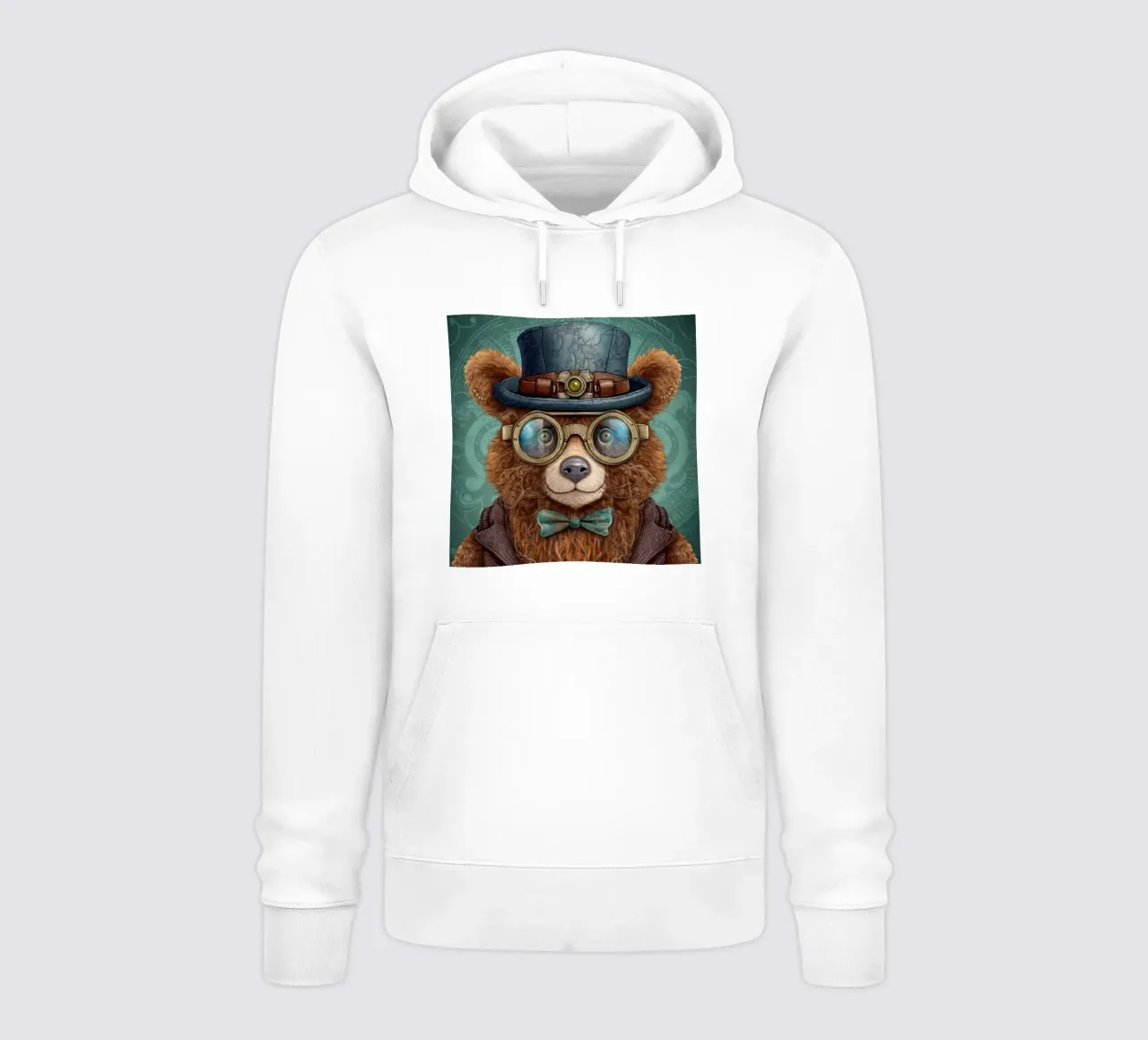 Orso marrone retrò magico felpa con cappuccio da Funny Animals