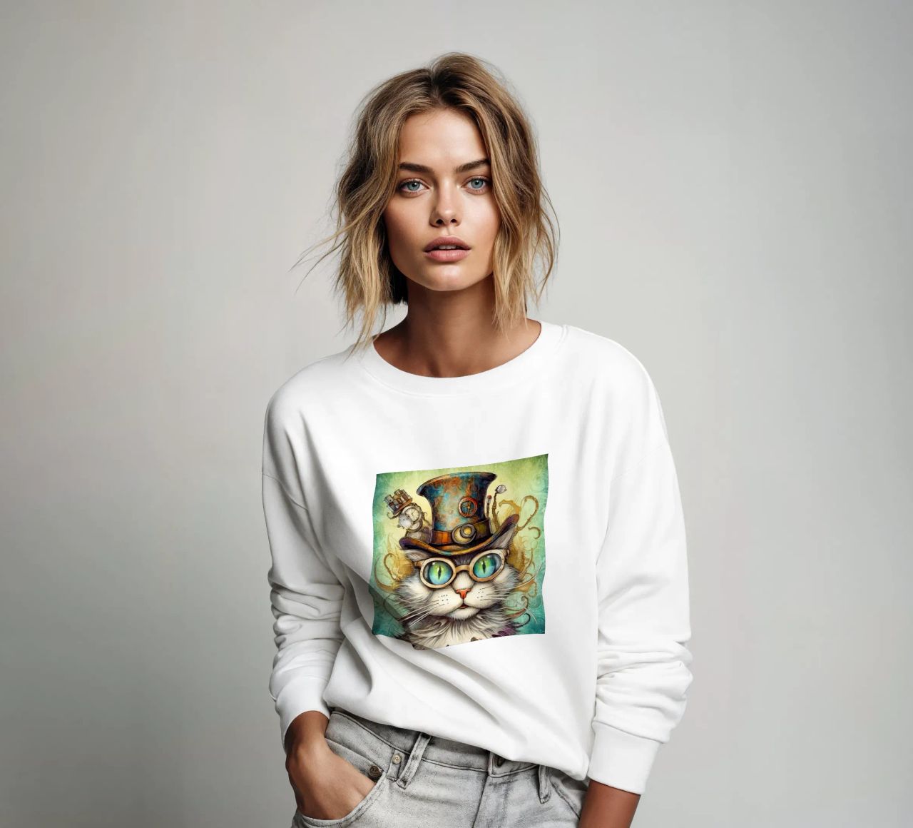Retro Magical Cat sudadera de Funny Animals