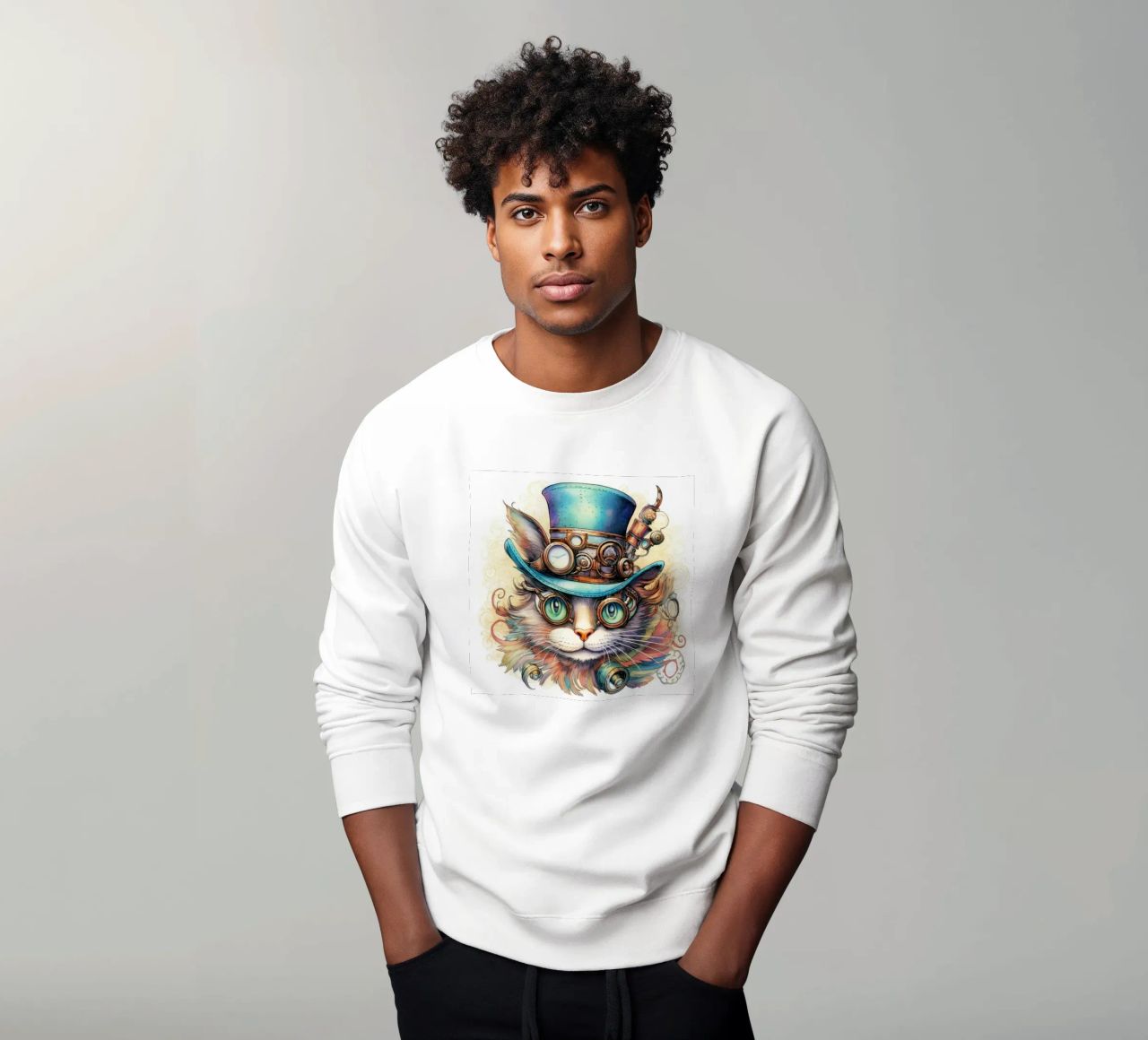 Retro Magical Cat sudadera de Funny Animals
