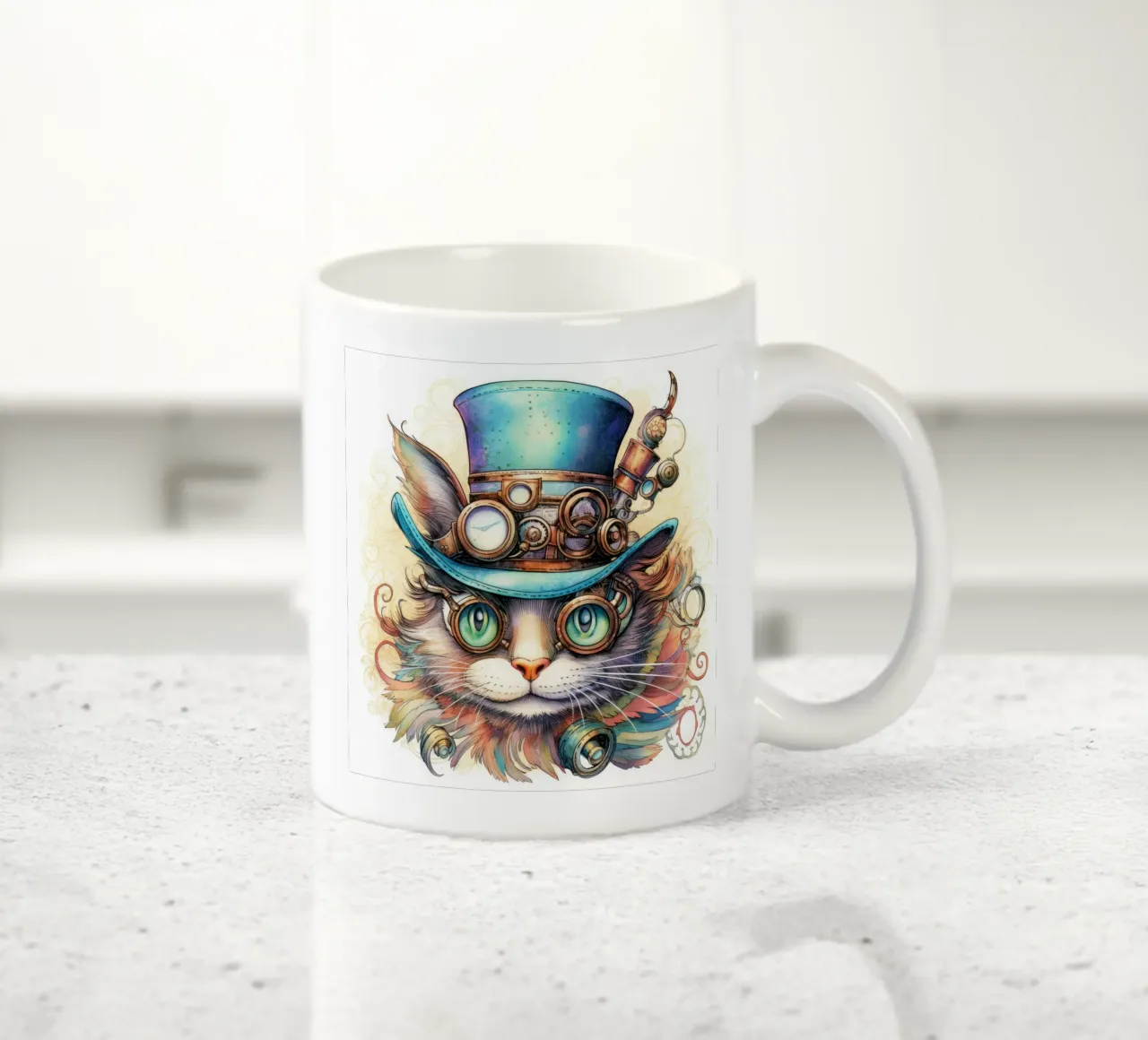 Retro Magische Kat keramische mok van Funny Animals