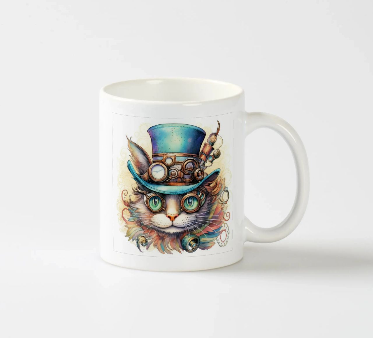 Gatto magico retrò tazza in ceramica da Funny Animals